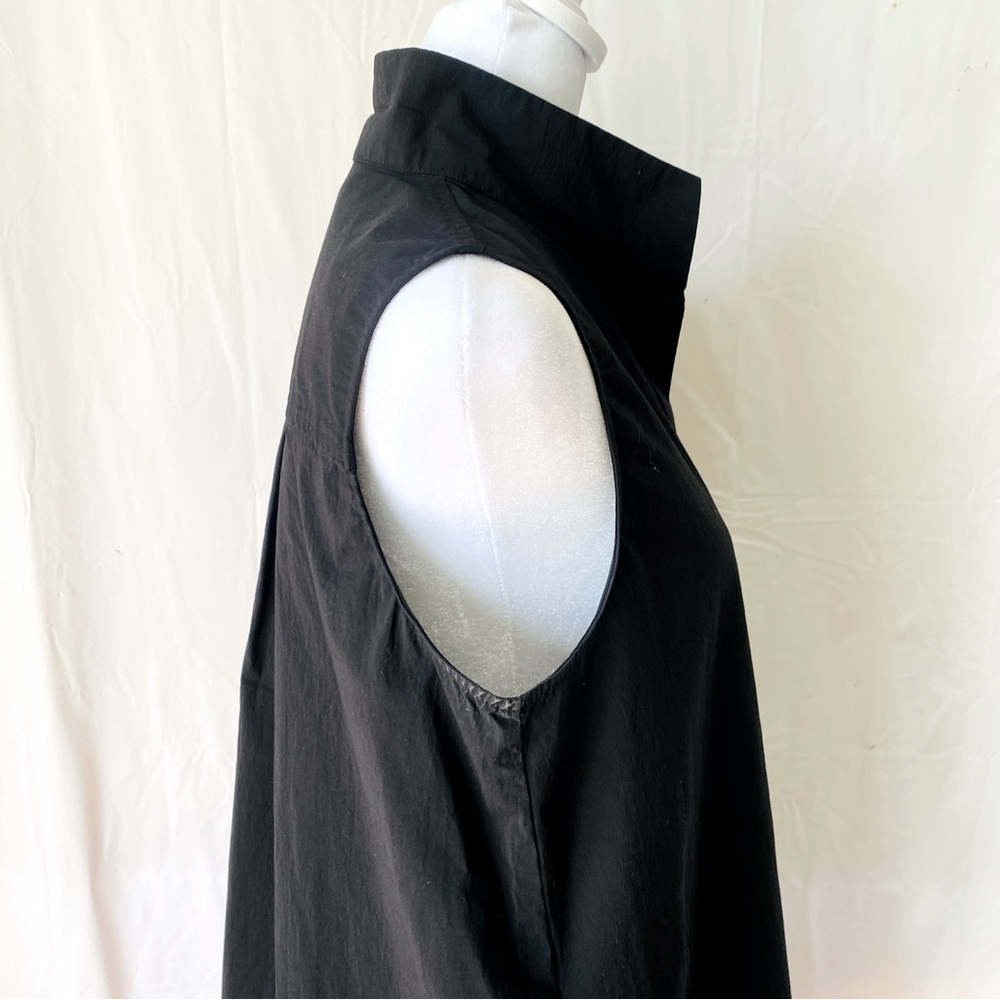 Tuckernuck Black Sleeveless Mini Dress with Stand Collar - Picture 8 of 13